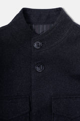 Band Wool Coat