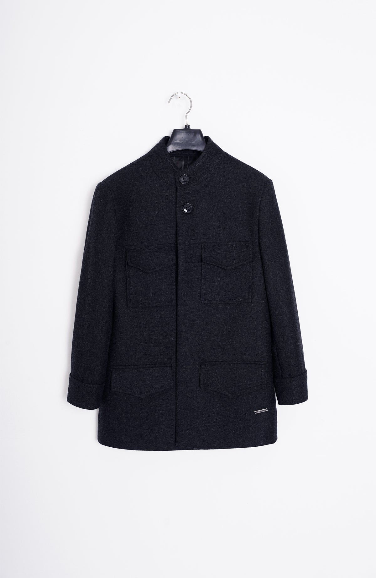 Band Wool Coat