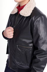 Pu Pilot Jacket