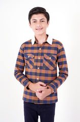 Boys Shacket Wth Sherpa Collar