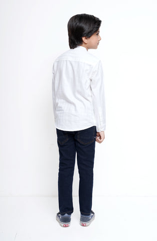 Boys Band Neck Shirt