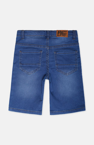 Terry Denim Shorts