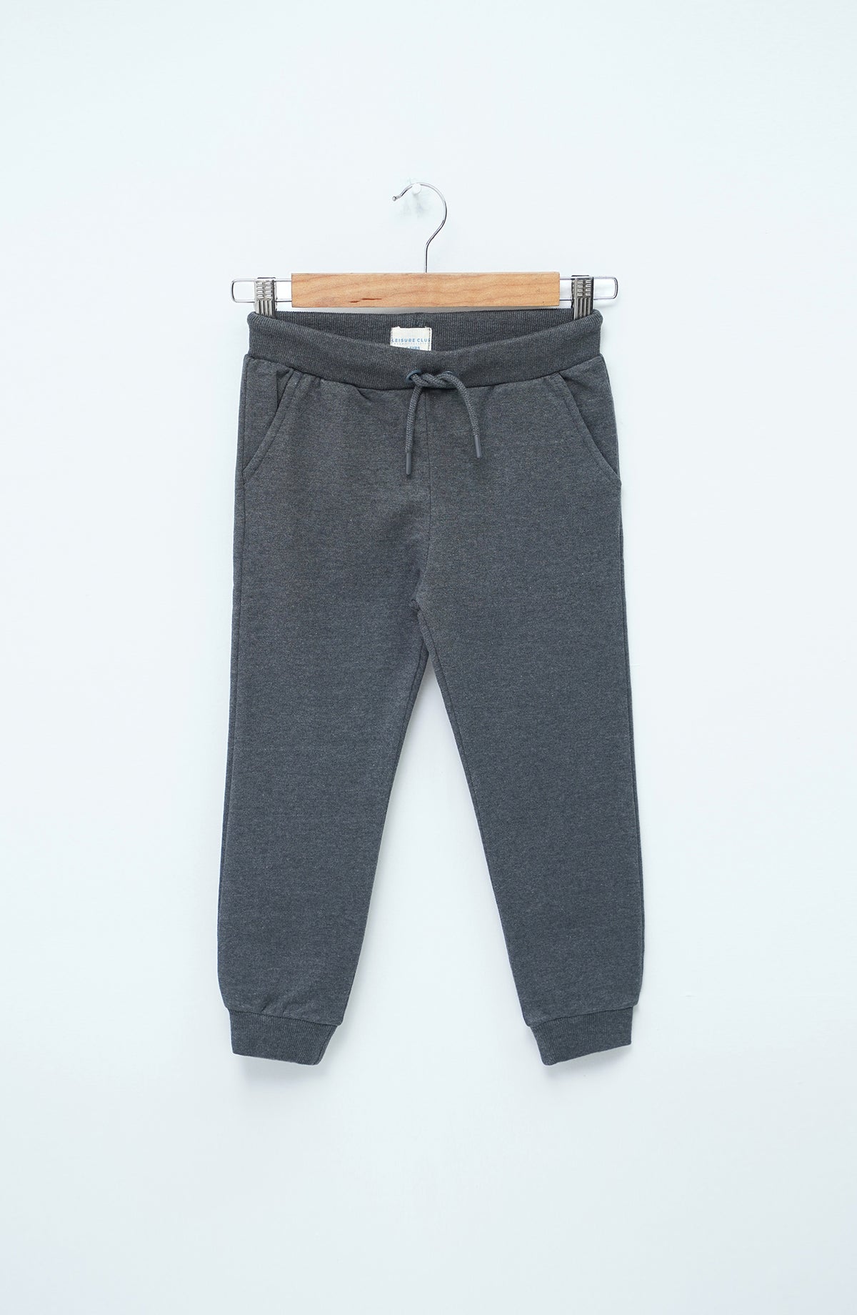 Basic Charcoal Melange Trouser