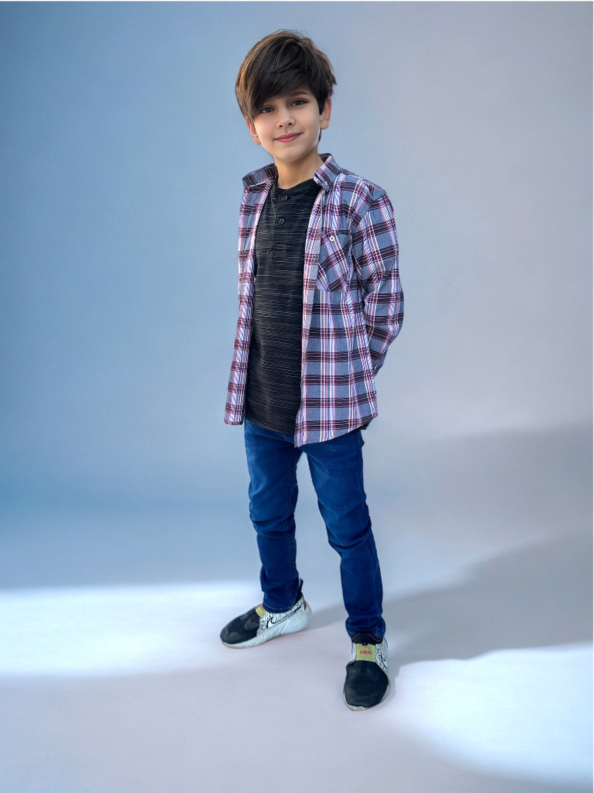 Infant Boys Plaid Shirt