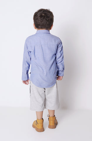 Infant Boys Button Down Basic