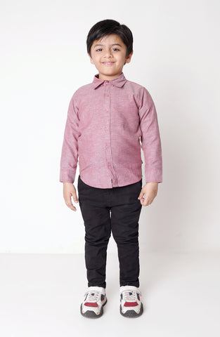 Infant Boys Button Down Basic