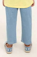 Embroidered Denim Pant - IGD700125