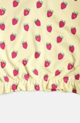 Strawberry Print Hoodie