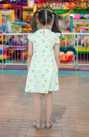 Lemon Print Dress