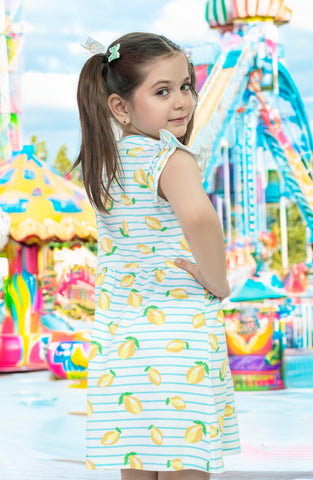 Lemon Print Dress