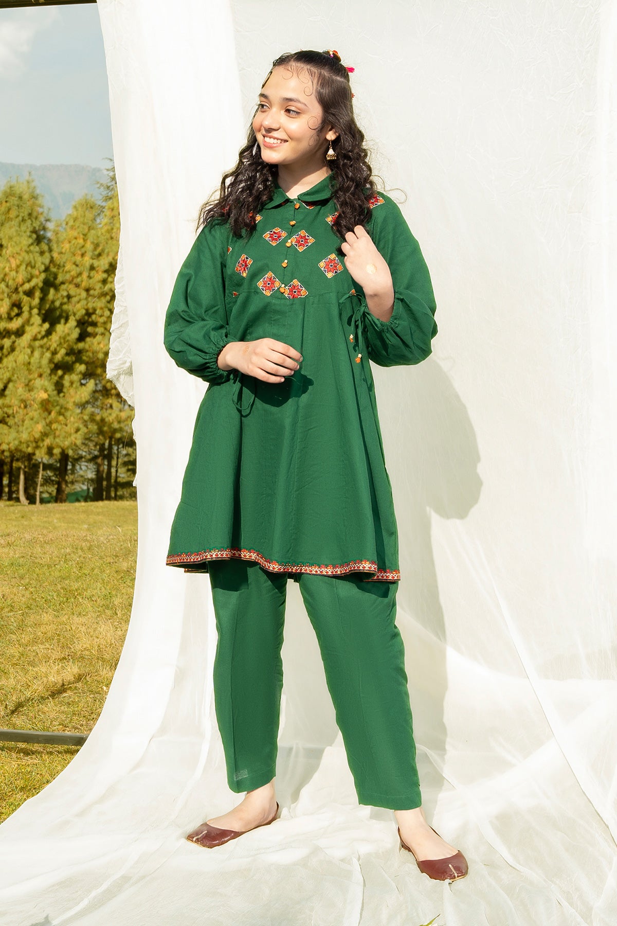 Emeraled Green 2 Pc Suit