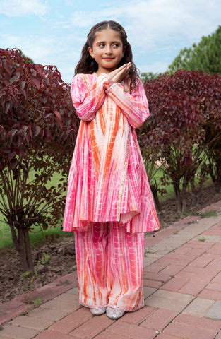 Tie & Dye Flowy 2 Pc Suit