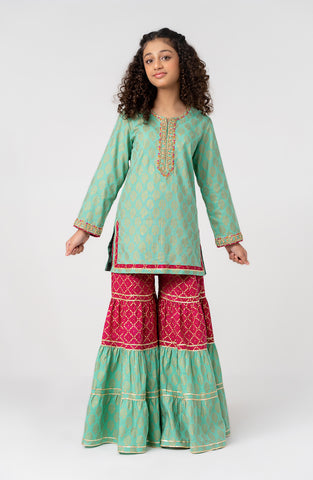 Angoori Kurta Gharara