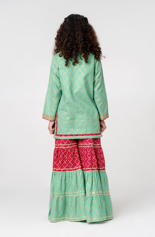 Angoori Kurta Gharara