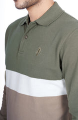 Color Block Polo Tee