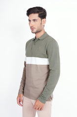 Color Block Polo Tee