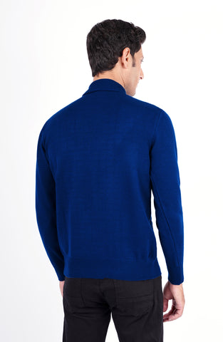 Jacquard Roll Neck Jumper