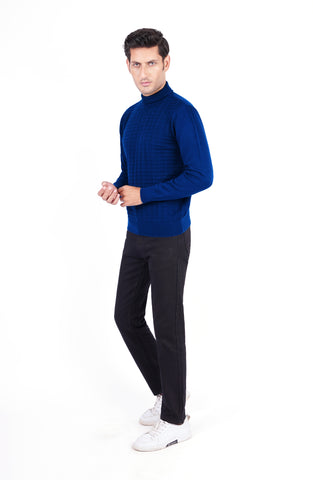 Jacquard Roll Neck Jumper