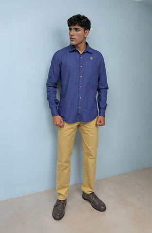 Button Front Denim Shirt