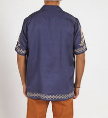 Printed Rever Collar Shirt