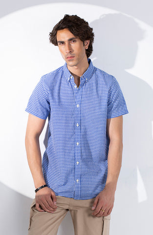 Gigham Half Sleeve Shirt