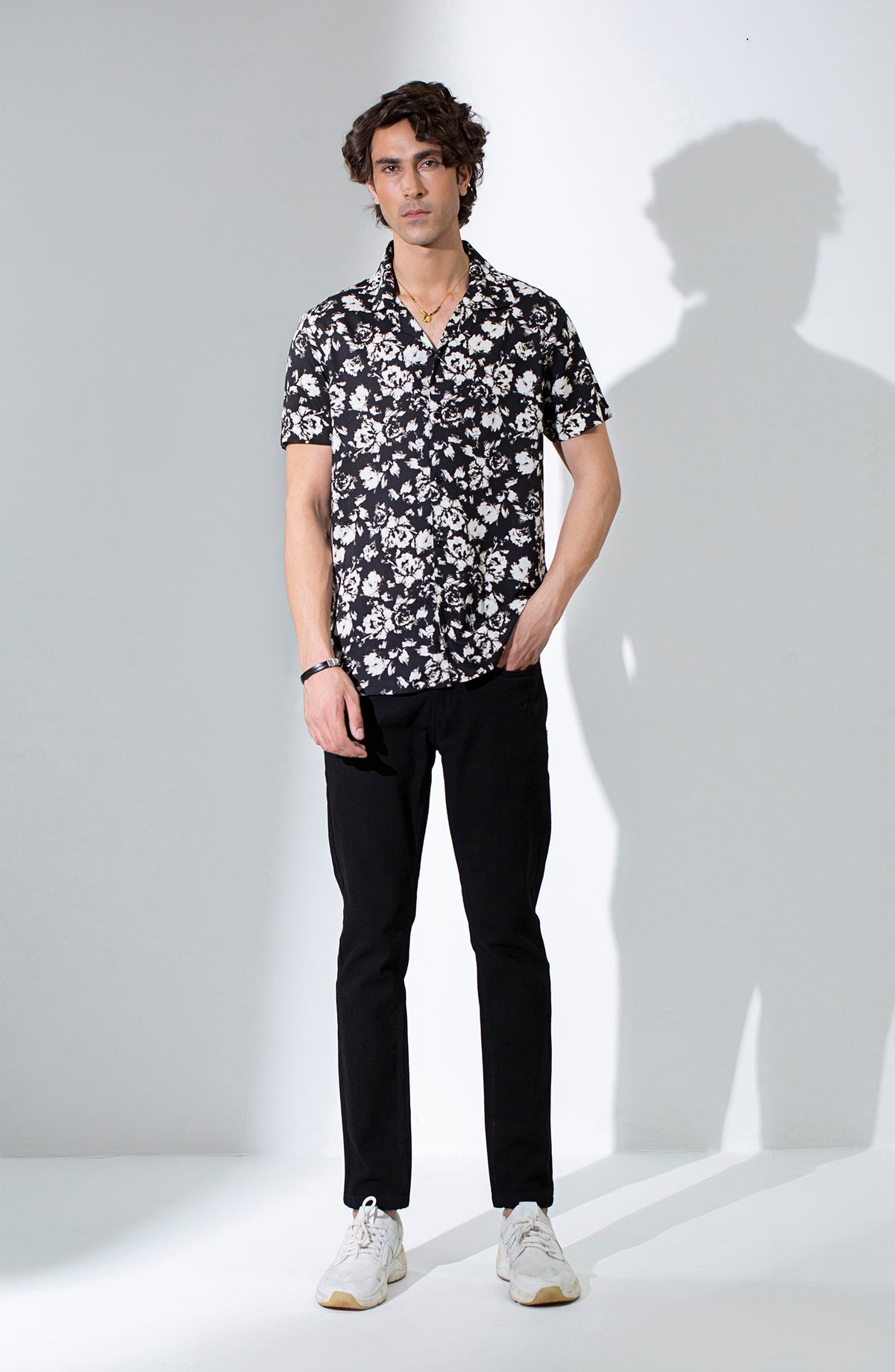 Floral Printed Huwaiin Shirt