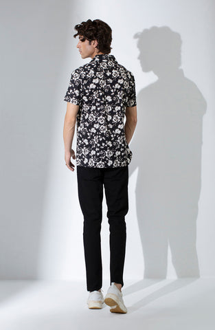 Floral Printed Huwaiin Shirt