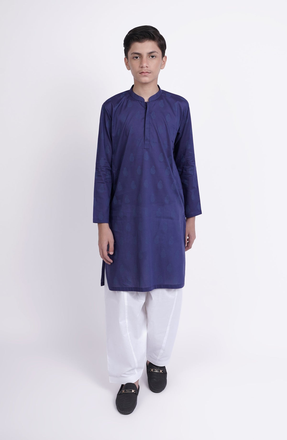 Screen Printed Boys Kurta