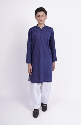 Screen Printed Boys Kurta