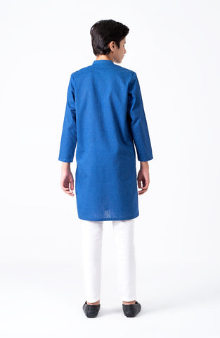 Schiffli Emb Boys Kurta