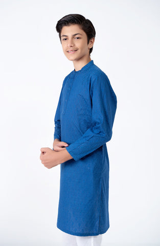 Schiffli Emb Boys Kurta