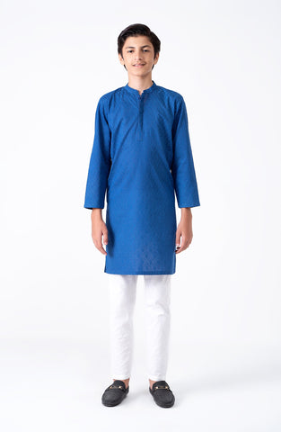 Schiffli Emb Boys Kurta