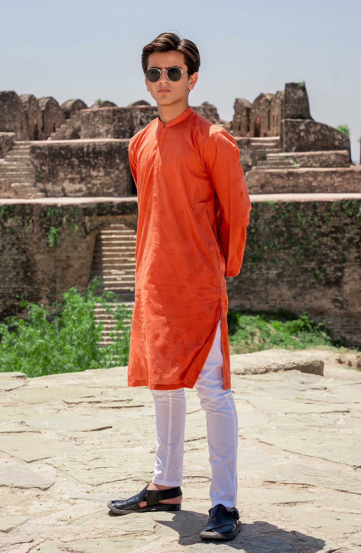 Boys Lawn Shiffili Kurta