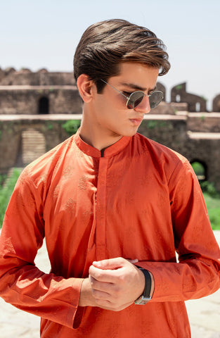 Boys Lawn Shiffili Kurta