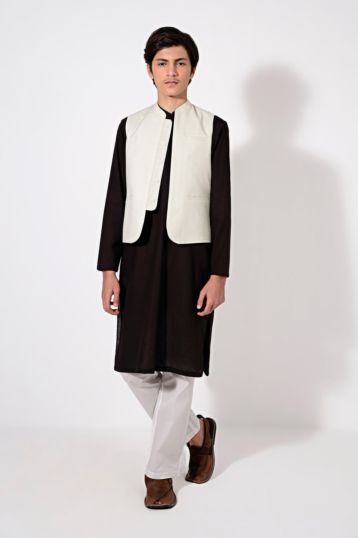 Boys Khaddar Waist Coat