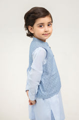 Boys Waist Coat 3Pc - SIS711125