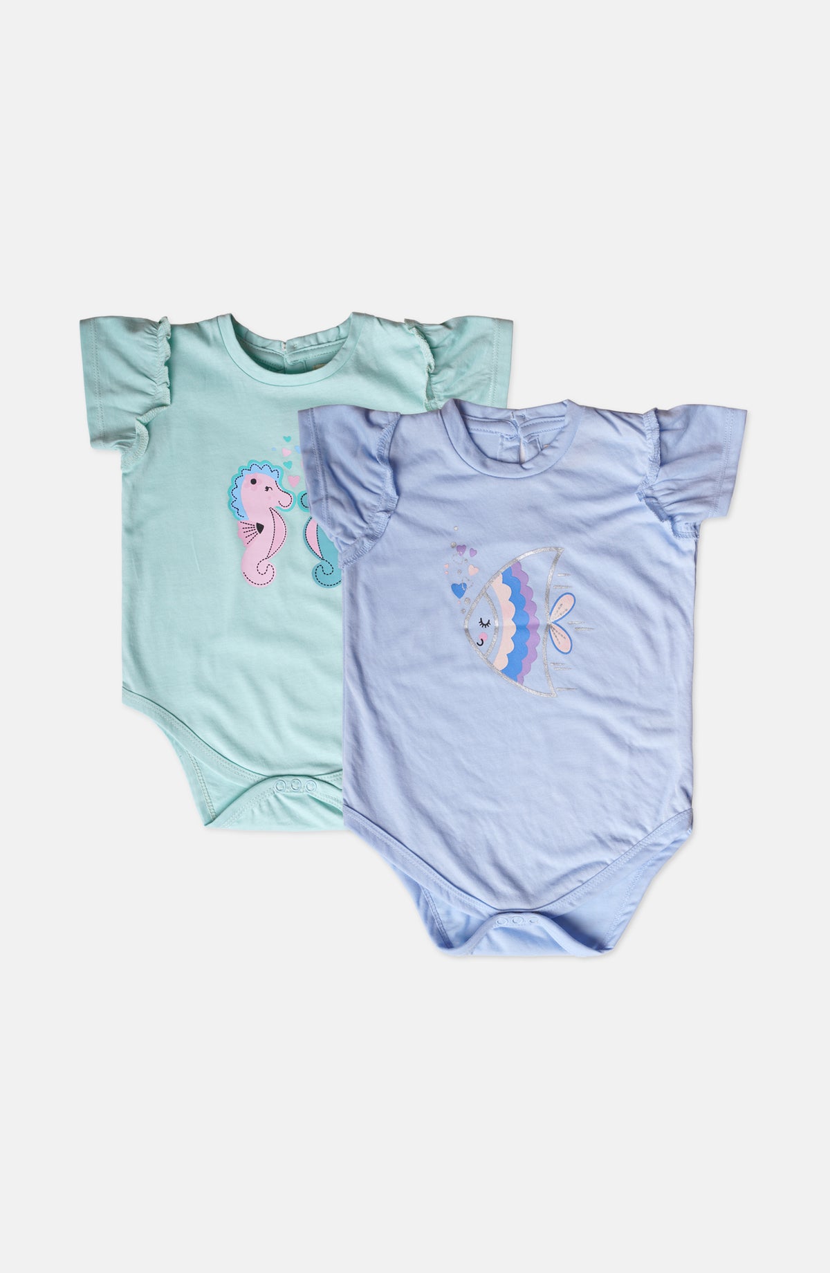 Sea World Bodysuit (Pack Of 2)