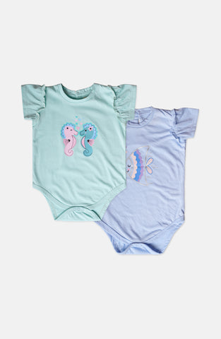 Sea World Bodysuit (Pack Of 2)