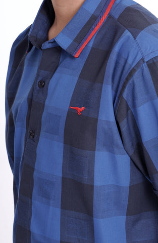 Boys Half Sleeve Check Shirt