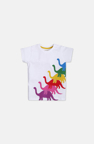 Multi Color Dino Tee