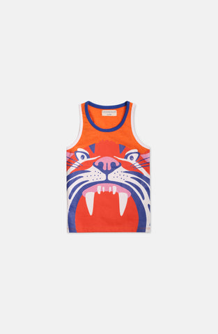 Tiger Face Tank Top