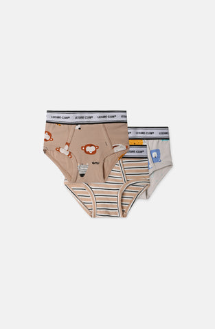 Printed 3 Pack Underwear