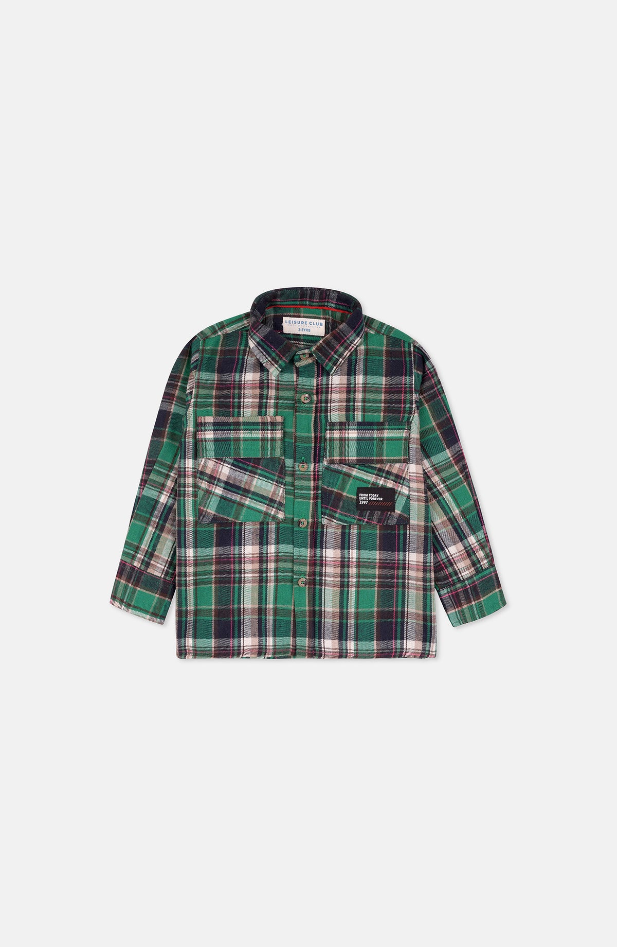 Infant Boys Flannel Basic Shirt