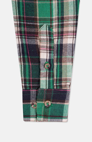 Infant Boys Flannel Basic Shirt