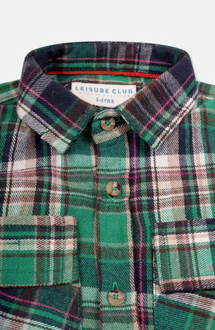 Infant Boys Flannel Basic Shirt