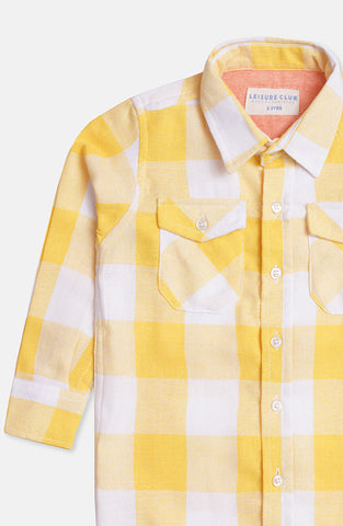 Infant Boys Flannel Check Shrt