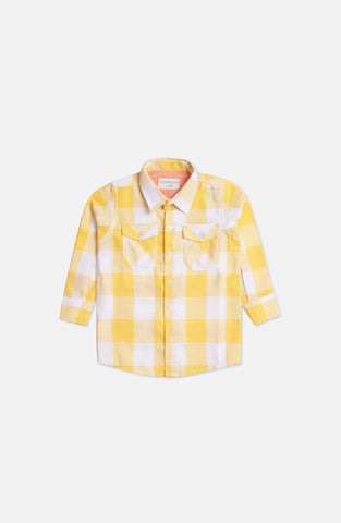 Infant Boys Flannel Check Shrt