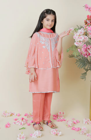 Cinderella 3 Pc Lawn Suit - Pink