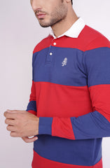 Rugby Polo In Bold Stripes