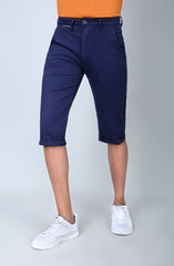 Cross Pocket Shorts-Navy